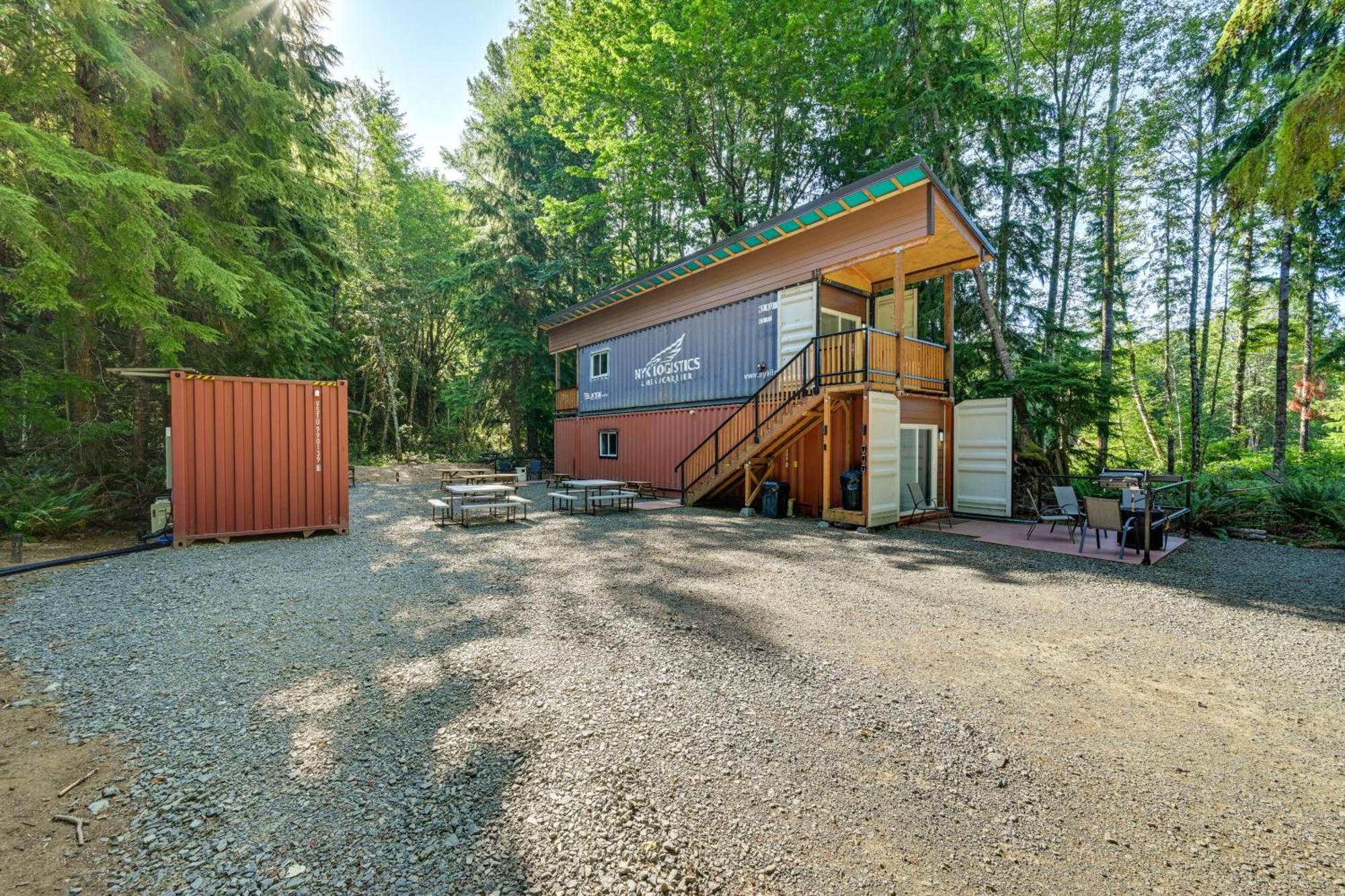 Unique Container Studio With Deck And Fire Pit! Buckley Exterior foto